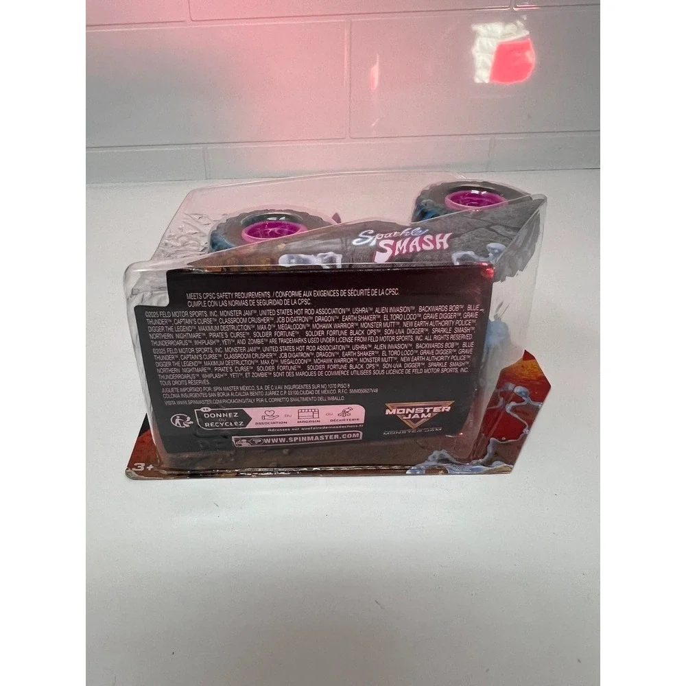 Monster‎ Jam Mud Blasters Sparkle Smash Color Change Unicorn Truck NEW